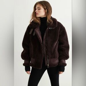 Dynamite Teddy Jacket in Rich Brown